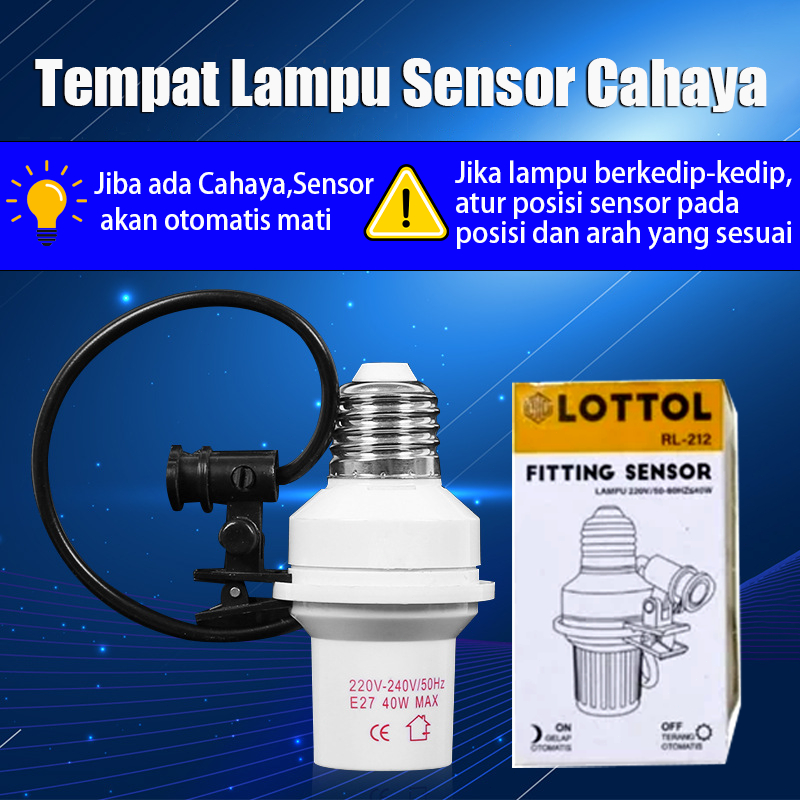 Piting Sensor Cahaya Fitting Sensor Cahaya Lampu Fitting Lampu Sensor Cahaya Otomatis Untuk Segala L