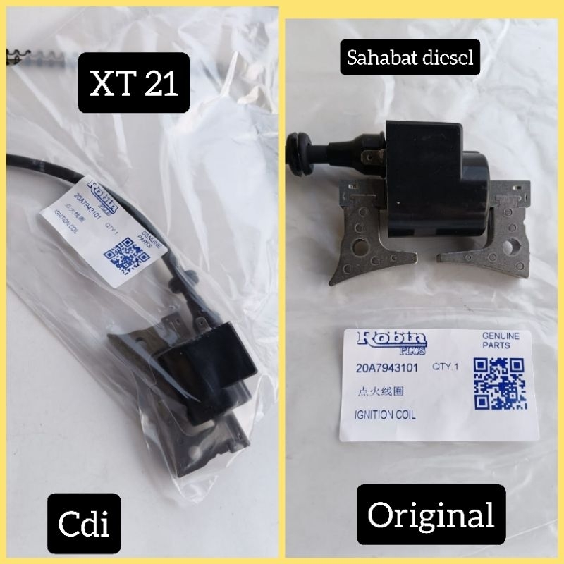 Coil mesin Robin ex17 ex21 original/CDI pengapian mesin Robin ex17 ex21