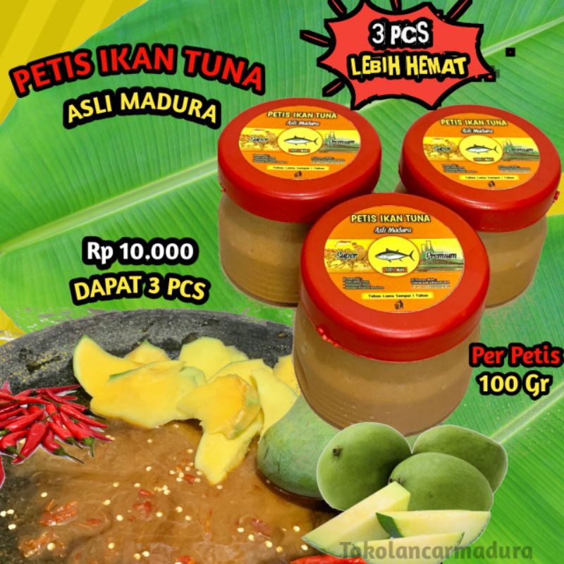 

(Hemat) 3 Pcs Petis Ikan Tuna Asli Madura 100 Gram