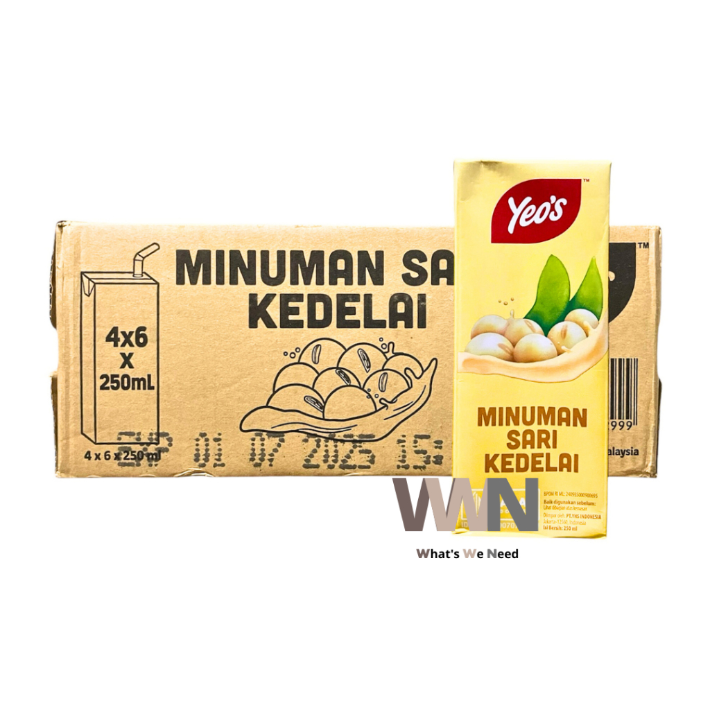 

Yeos Soya Bean 250ml (24pcs) - Yeo's Susu Kacang
