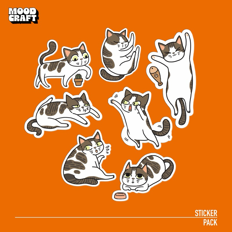 

Sticker Vinyl Kucing Lucu - Sticker Pack | SP - 0011