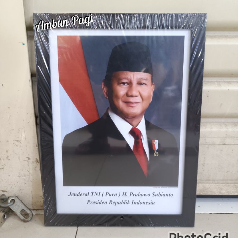 

best seller frame bingkai foto doff presiden dan wakil uk. 30cm x 40cm ready stock