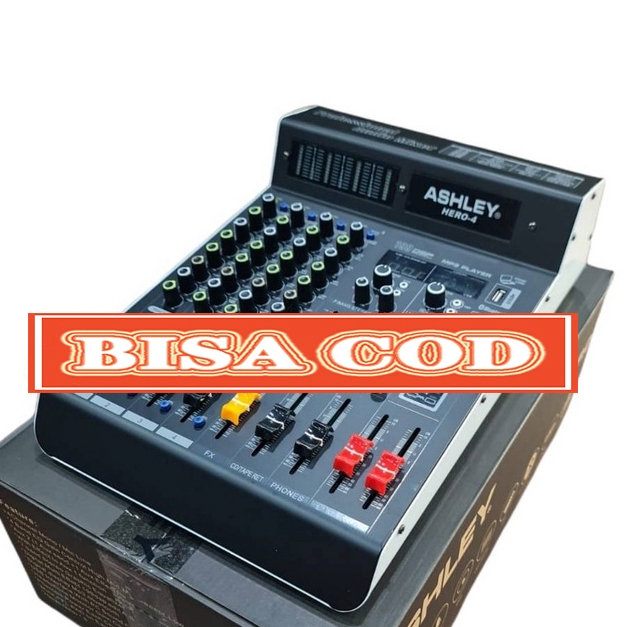 Mixer Ashley Hero 4 Channel Original Multi Effect 199dsp