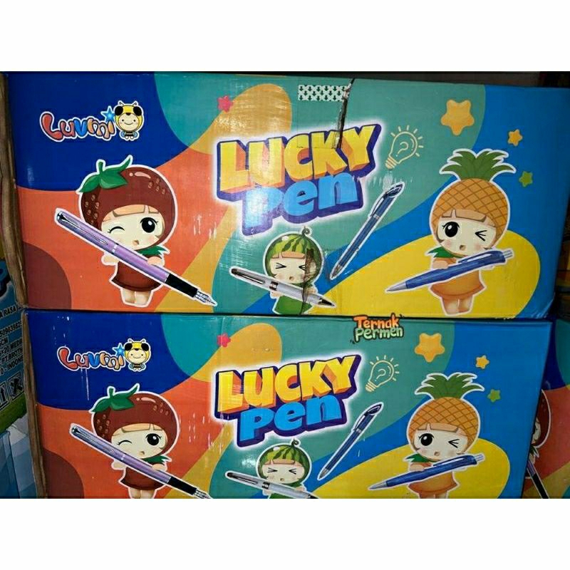 

Ay00! lucky pen/permen jely berhadiah pulpen isi 30