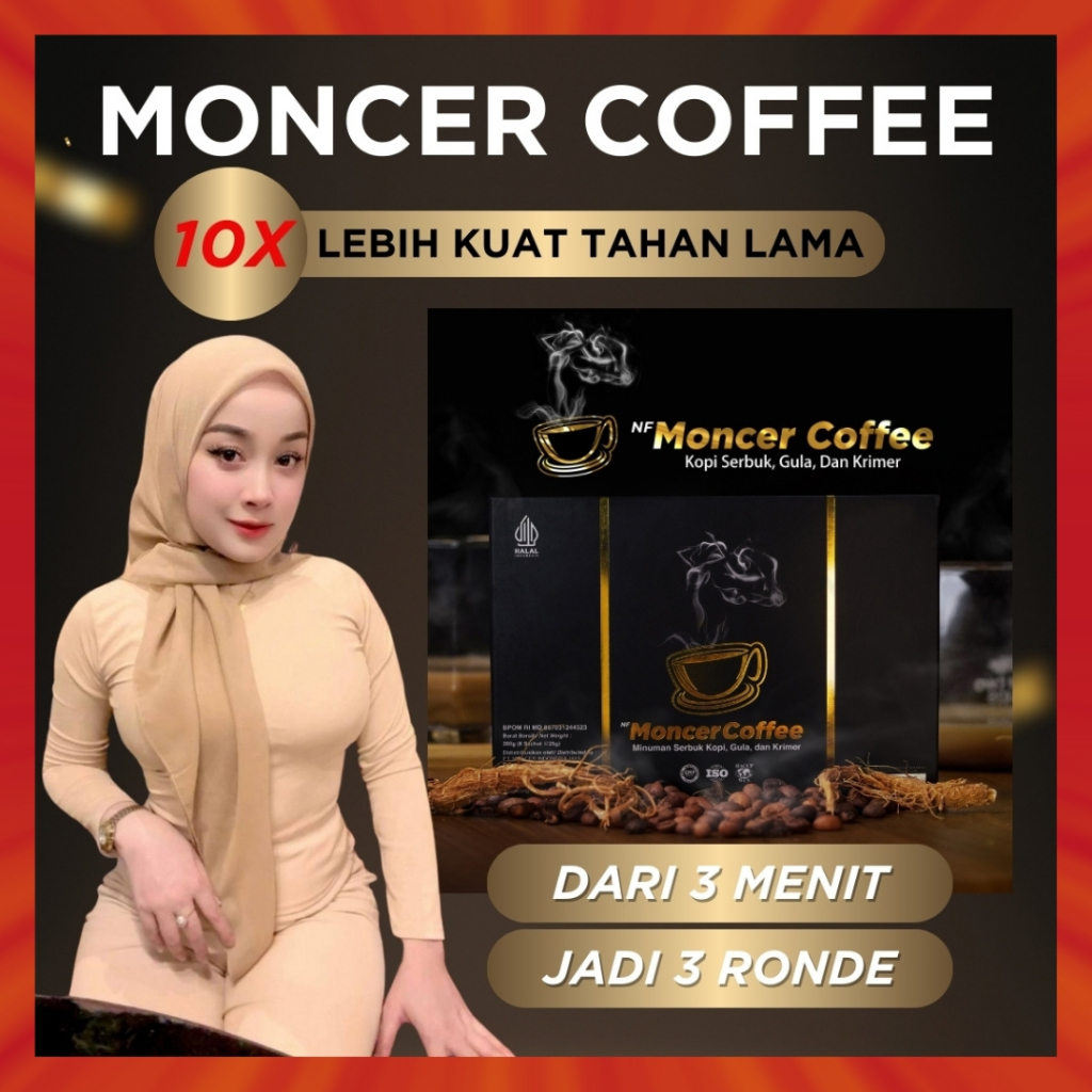 

Monceer Coffee Original Obat Kuat Stamina Tahan Lama Penguat Pria Di Ranjang Alami Herbal Aman BPOM