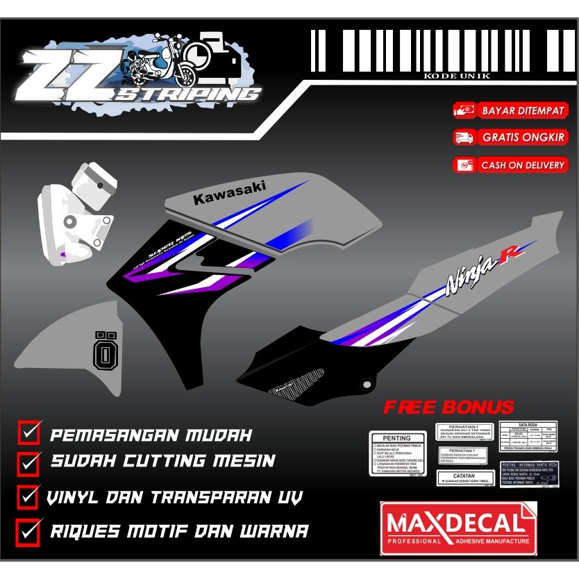 STRIPING,striping MOTOR NINJA R CUSTOM