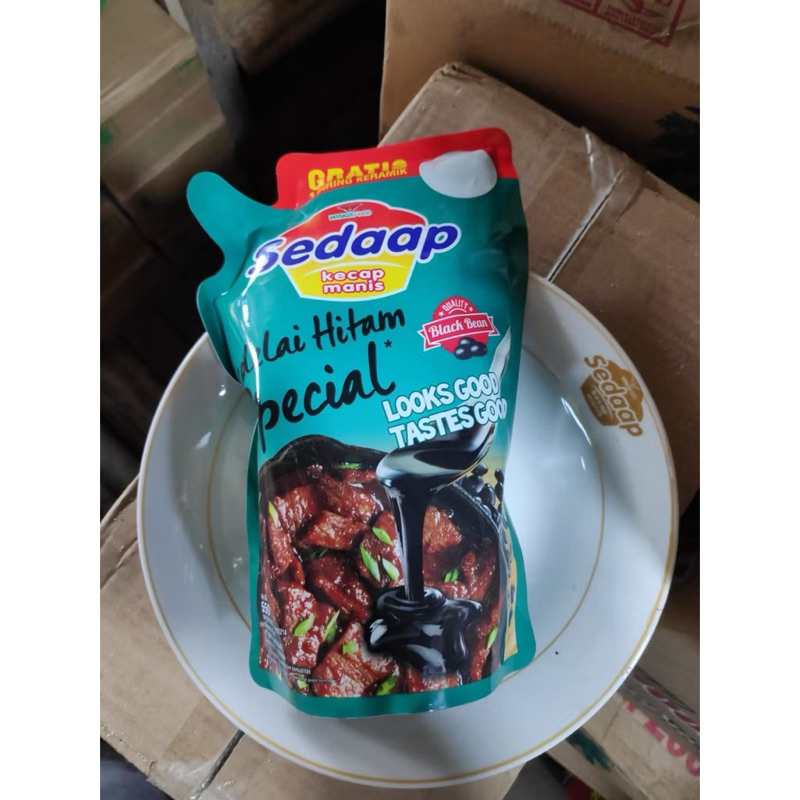 

Kecap SEDAAP 520ml Free Piring Keramik