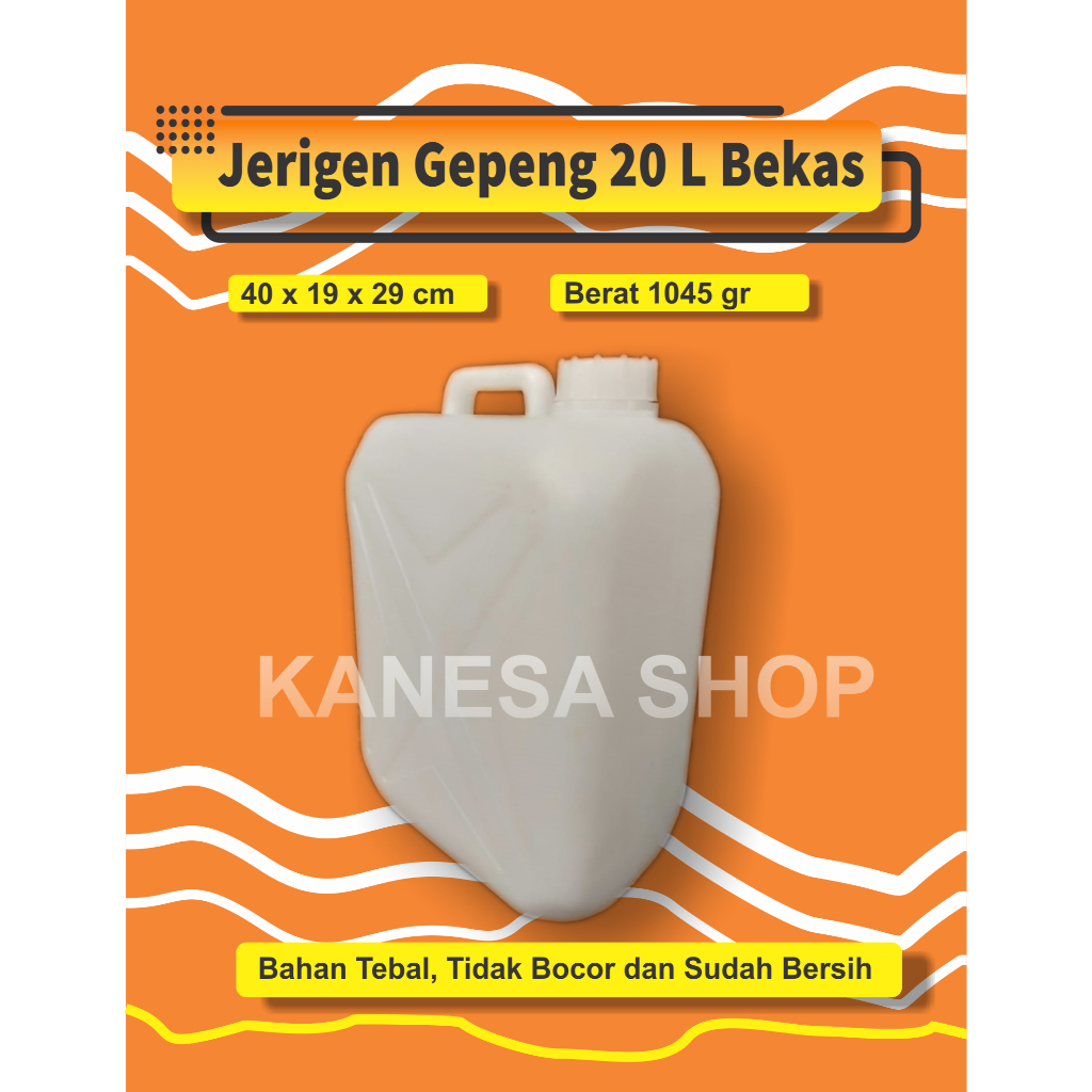 Jerigen 20 Liter Bekas / Jerigen Gepeng / Jerigen Jeep / Jerigen 20 Liter