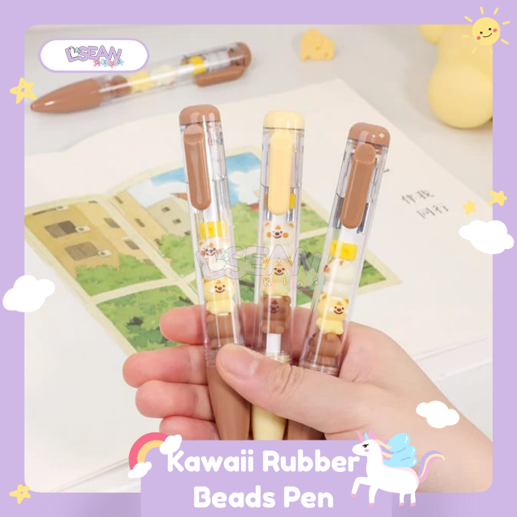 

Bolpen Tinta Gel Lucu Motif Hiasan Kartun 3D Warna Pastel 0.5 mm - Stationery