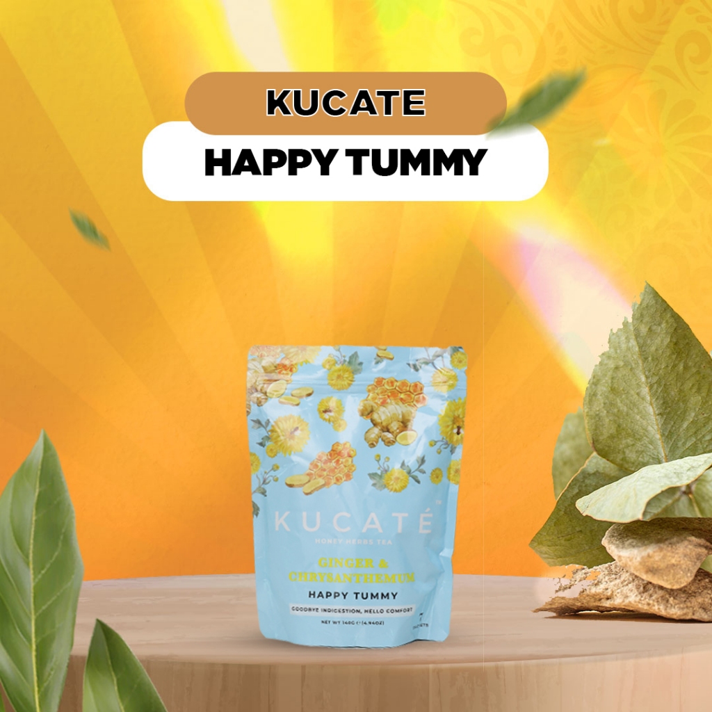 

Kucate - Kucate Happy Tummy Mengatasi Masalah Pencernaan Isi 7 Sachet