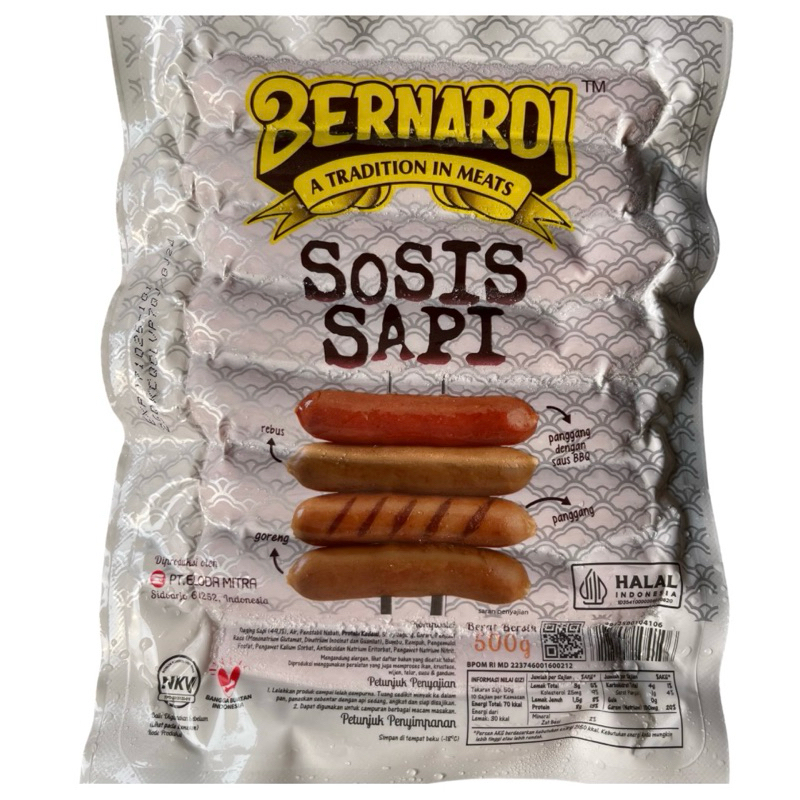 

Sosis Sapi Bernardi 500 gram