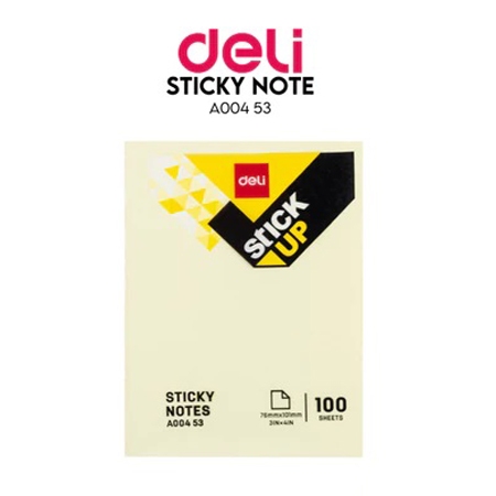 

DELI Sticky Note/Pembatas Pad Memo Tempel Deli 76x101 A00453