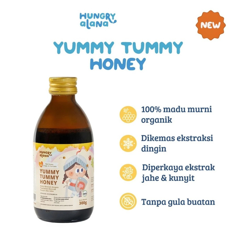 

Hungry Alana - Yummy Tummy Honey | Madu Murni Organik Anak | Madu Asli Anak | Madu Alami Anak