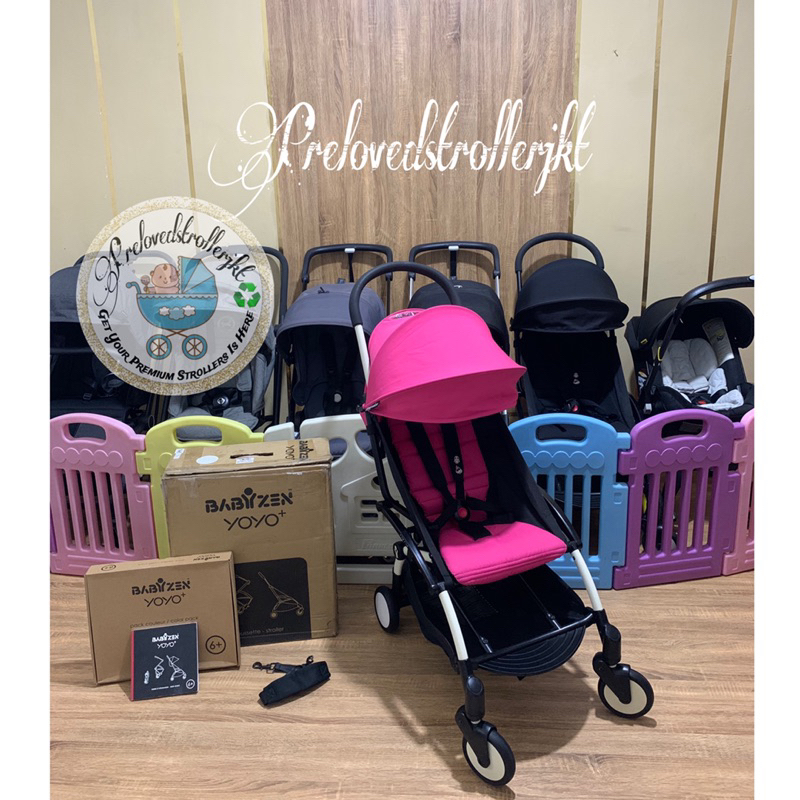 Babyzen yoyo+ 6+ pink colorpack preloved stroller preloved not nuna bugaboo joie easywalker