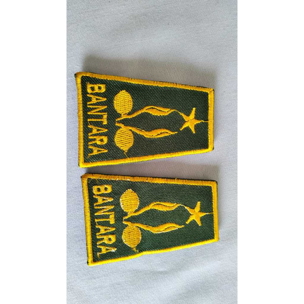 BALOK BANTARA LAKSANA PRAMUKA BORDIR SEPASANG