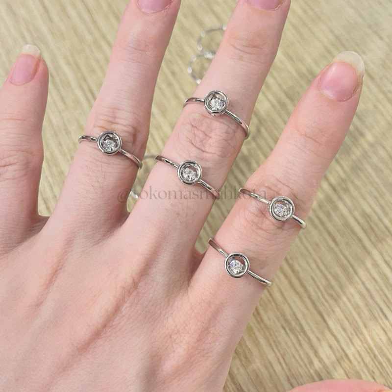 CINCIN RING DANCING STONE SOLITAIRE IGUN