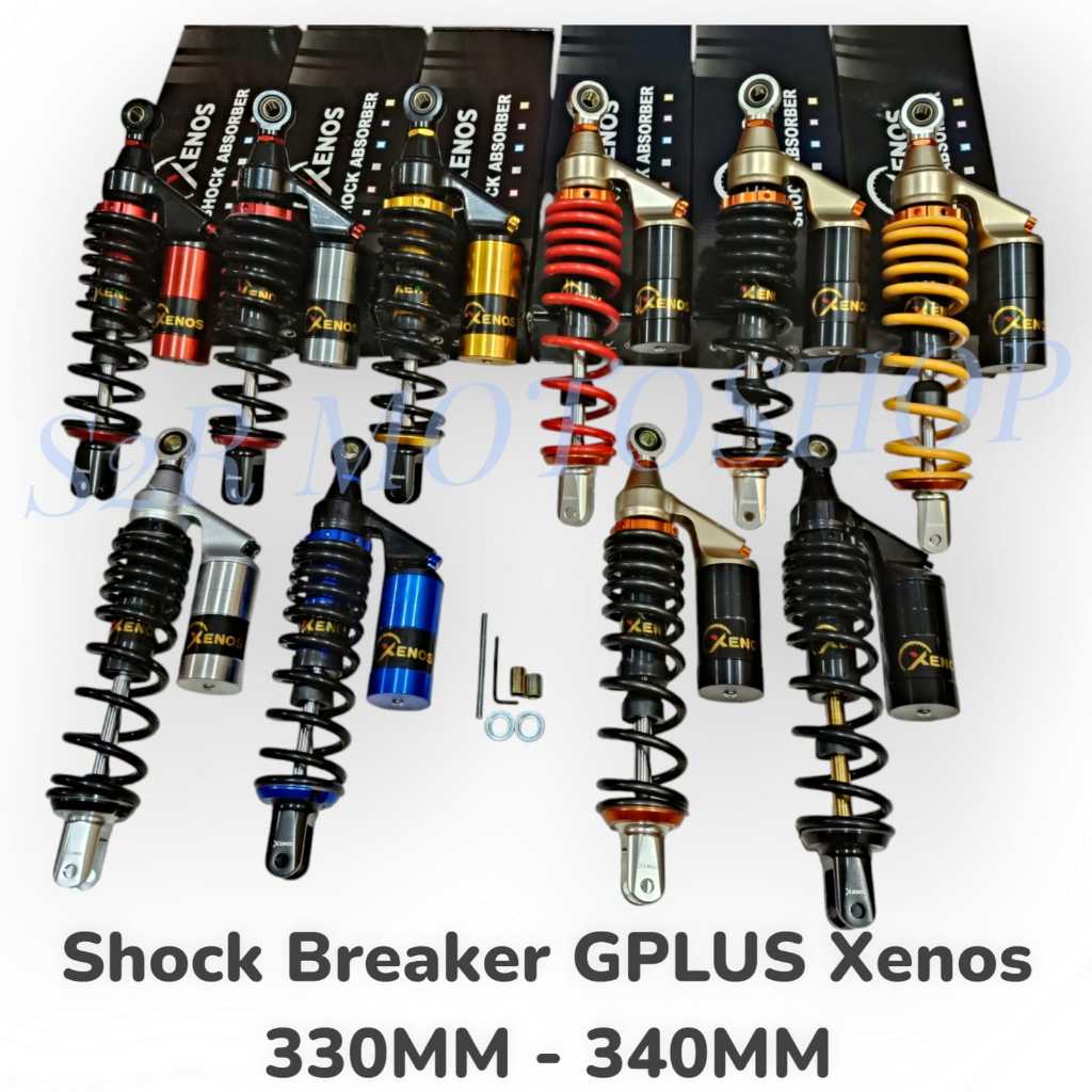 Shock Belakang GPLUS 330-340MM Xenos Vario 125/150 Old/New Vario 160 ABS CBS Fazzio