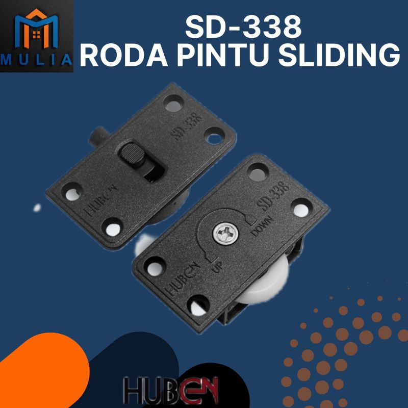 Roda pintu sliding Huben SD-338