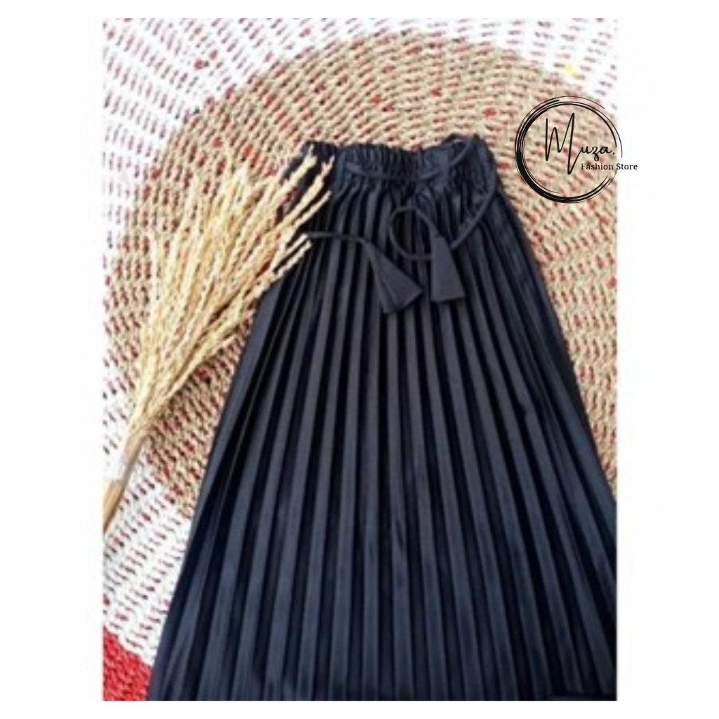 Rok Plisket Anak Premium Tanggung S, M, L, XL  6-12 Tahun |  Kualitas Import | Crepe Koshibo [COD]