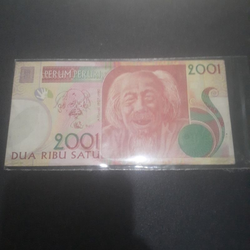 test note peruri 2001 affandi