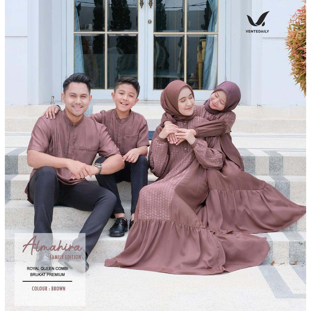 Almahira Couple Set Keluarga by Ventedaily - Sarimbit Keluarga Untuk lebaran