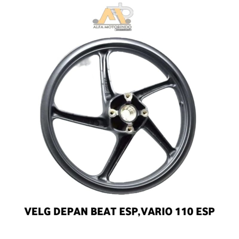 VELG DEPAN BEAT POP ESP/BEAT SPORTY ESP/VARIO 110 ESP/SCOOPY ESP/SPACY FI "AHM"
