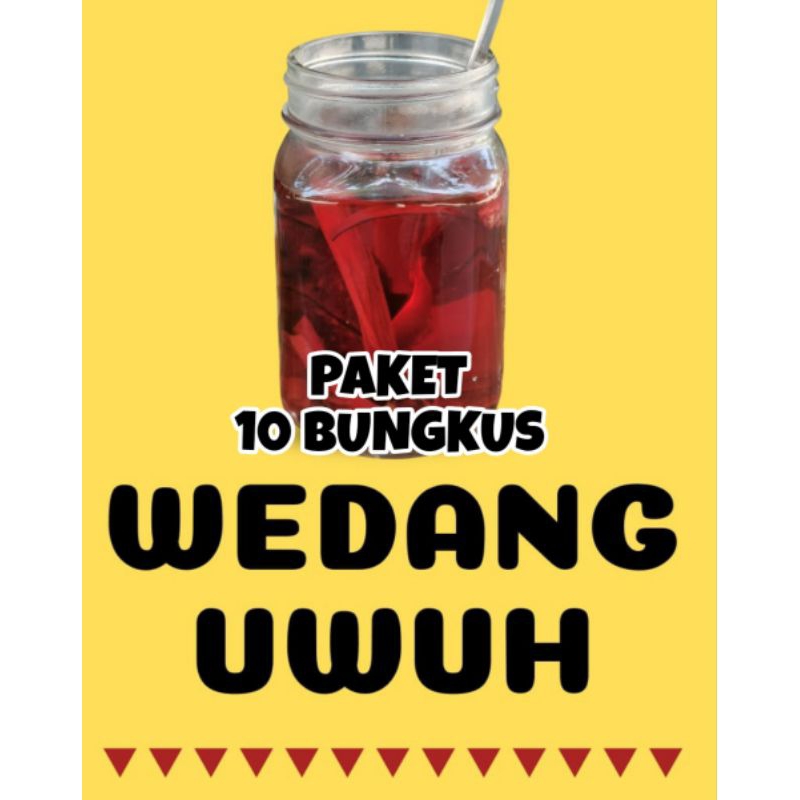 

WEDANG UWUH PAKET HEMAT 10PCS (SUDAH TERMASUK GULA)