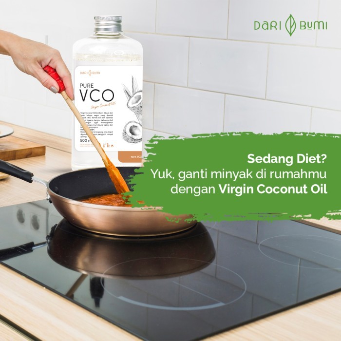 

VCO Virgin Coconut Oil 1 Liter - Dari Bumi Minyak kelapa Murni