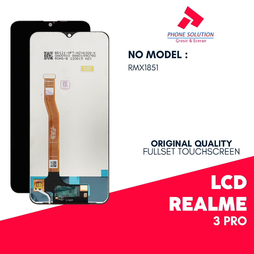 LCD Oppo Realme 3 Pro - Fullset Touchscreen 100% Original - Garansi 1 Bulan