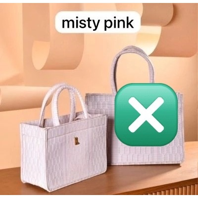 HEYLOCAL ADORE TOTTE BAG MISTY PINK DEFECT TAS TOTTE ADORE HEYLOCAL IMPERFECT SALE