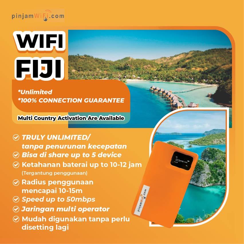 Pinjam Wifi Sewa Modem Portable Fiji Harian - Truly Unlimited No Fup Daily