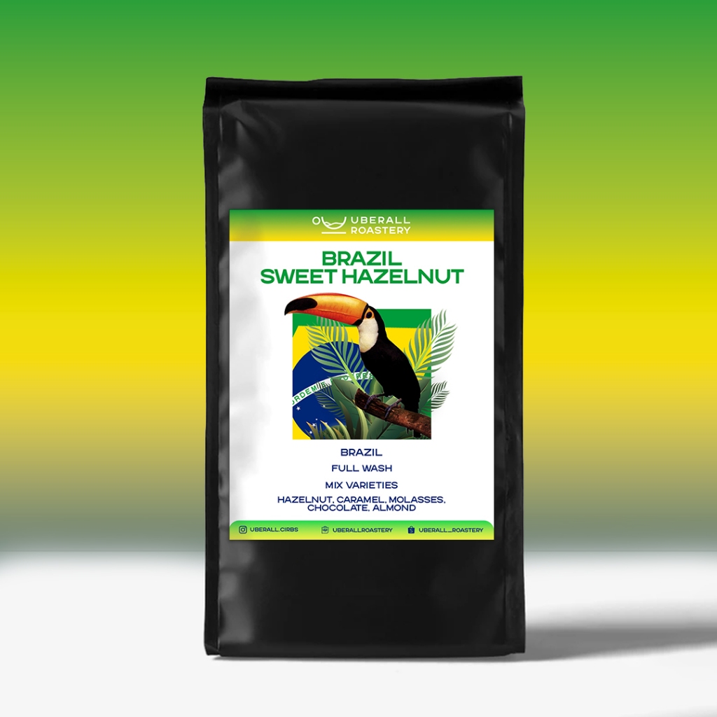 

Kopi Espresso Arabika Brazil Sweet Hazelnut by Uberall Roastery