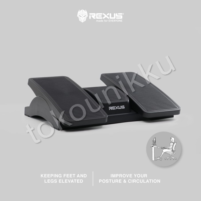 Rexus Ergonomic Footrest Angle Pedestal