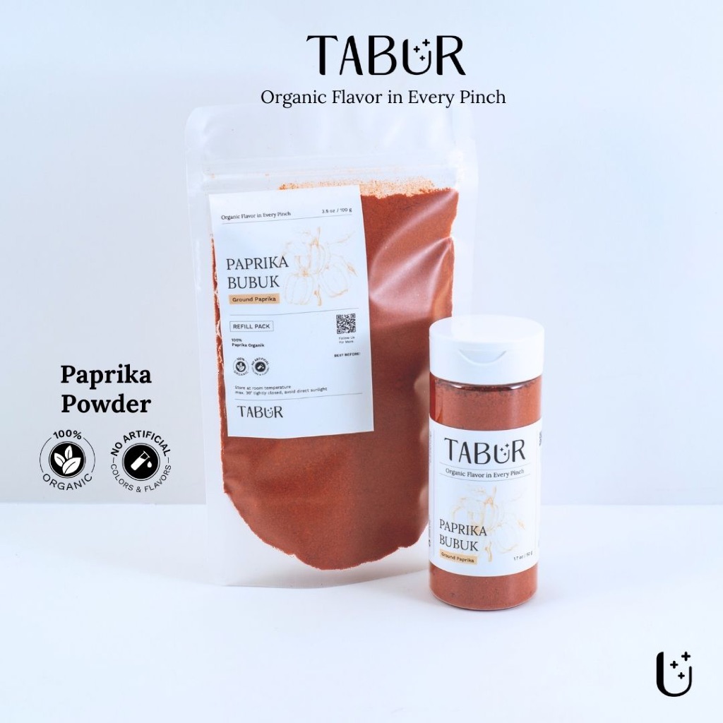 

Tabur Bumbu Dapur Organik Paprika Bubuk Powder Organic (50g)