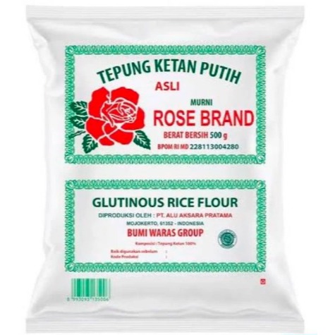 

Tepung Ketan Putih Rose brand 500 gr