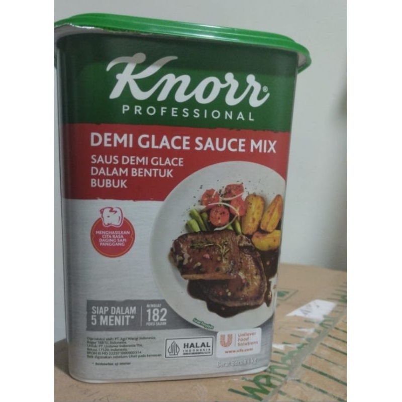 

Knorr Demi Glace Sauce Mix Powder 1 Kg / Knorr Saus Demi Glace Bubuk Steak 1000 g gr gram tub