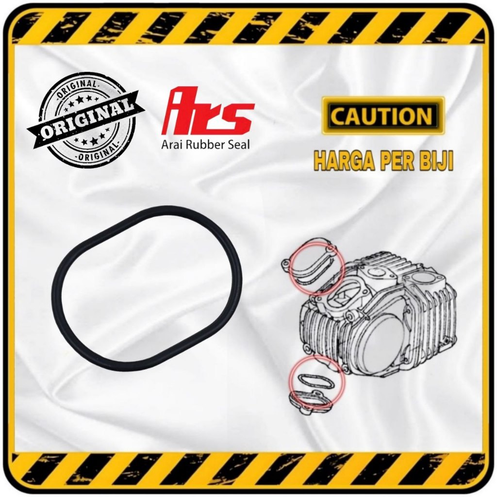Oring O Ring Seal Sil Tutup Klep Original Honda KARISMA SUPRA X 125 REVO FI BLADE FI by ARS