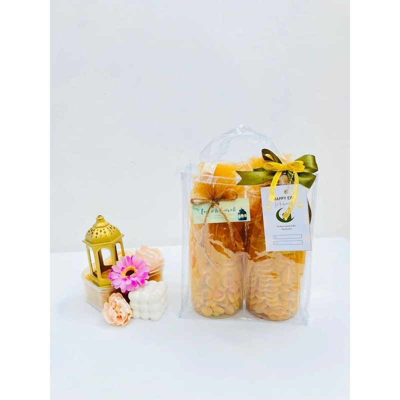 1Lusin Tas Mika  Transparan Uk. P 20 x L 12 x T 25 mika ketebalan 0,15