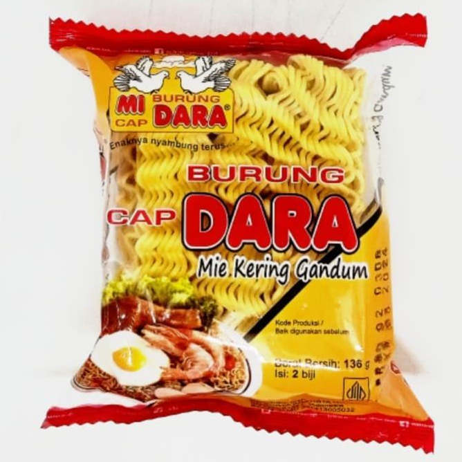 

Mi Burung Dara kering (Gandum) 136g
