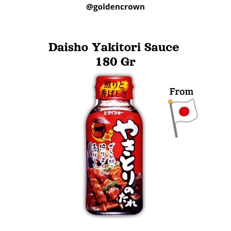 

DAISHO Yakitori Sauce / Saus Yakitori 180g