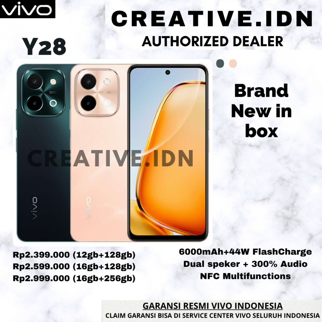 Flash Sale VIVO Y28 RAM 6&8
