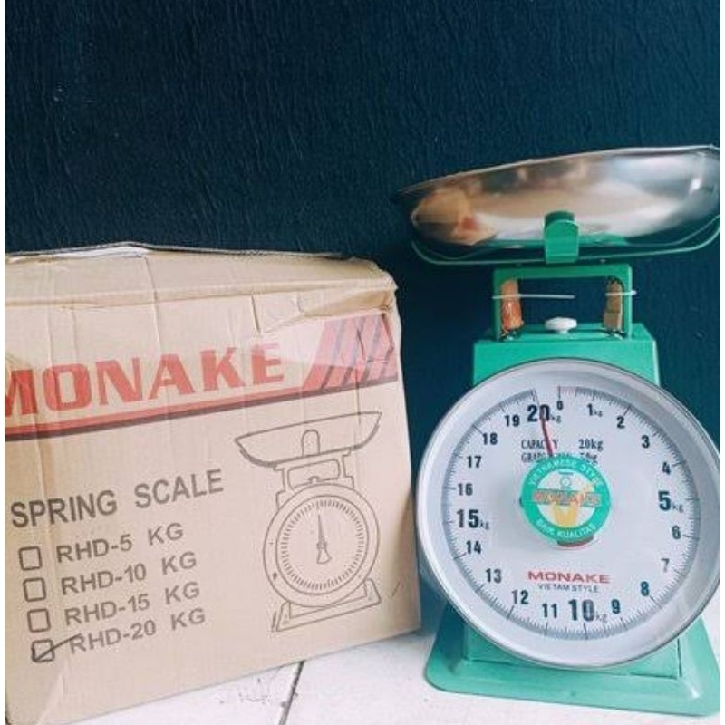timbangan duduk monake 20kg / timbangan dapur timbangan gula 20kg ( Vietnam style)