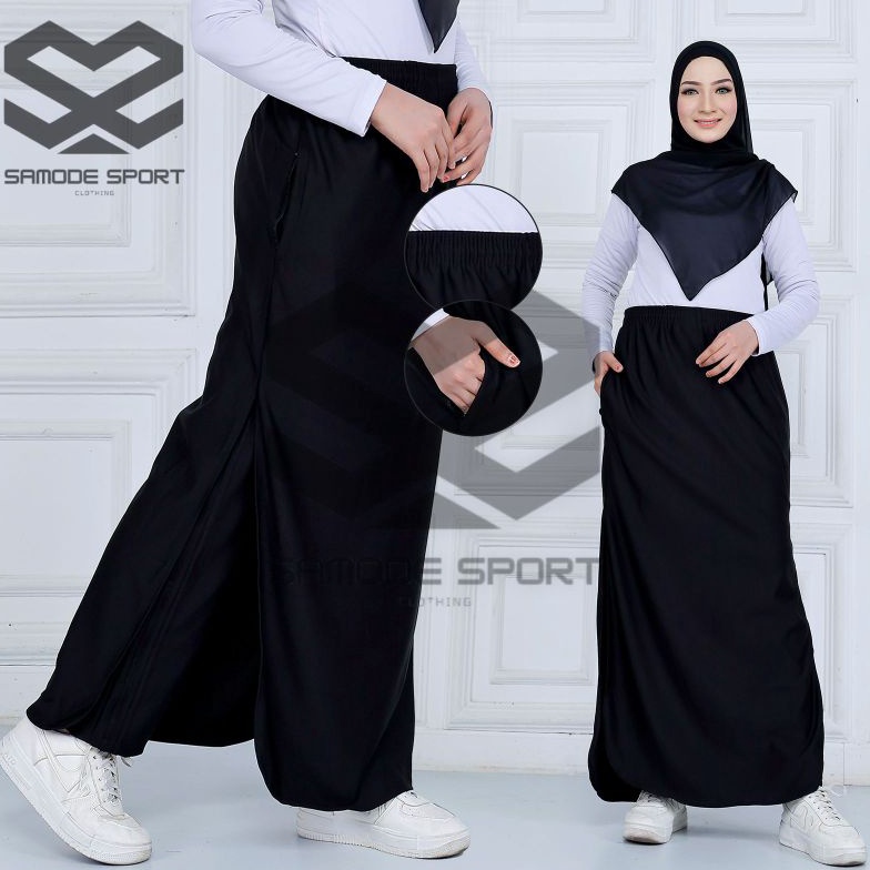 KODE L2Q Rok Celana Olahraga Muslim Wanita syariTrening Olahraga Rocella