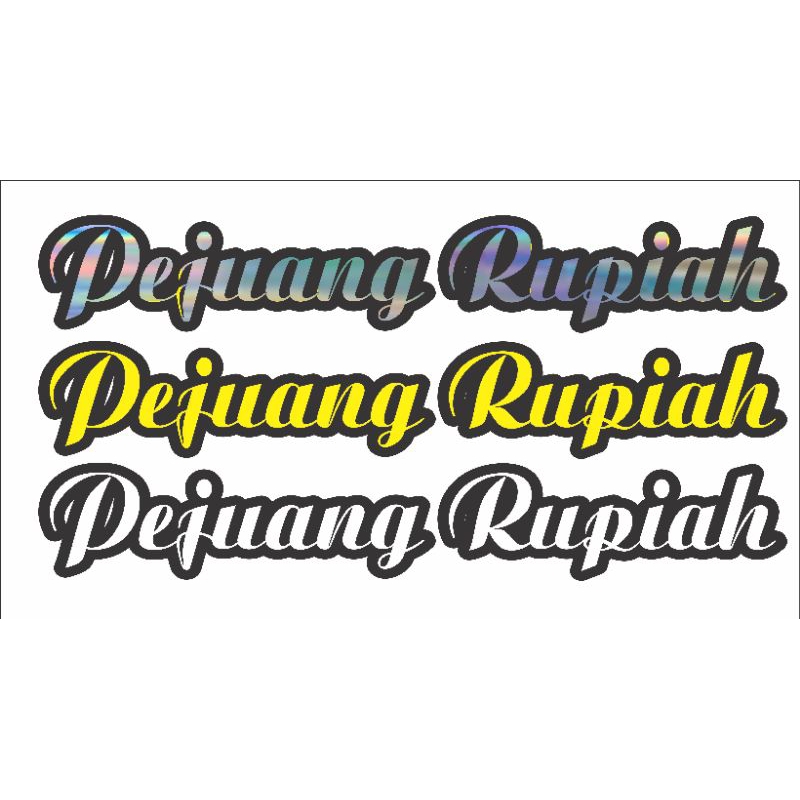 stiker pejuang rupiah cutting stiker pejuang rupiah