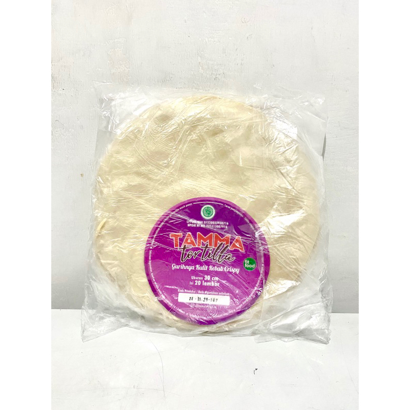 

Tortilla Jumbo Tamma / Kulit kebab Jumbo / Tortilla Tamma 30cm