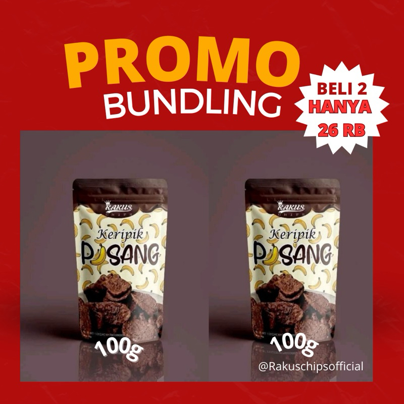 

PROMO BUNDLING BELI 2 HANYA 25.900!!! KRIPIK PISANG COKLAT LUMER PREMIUM