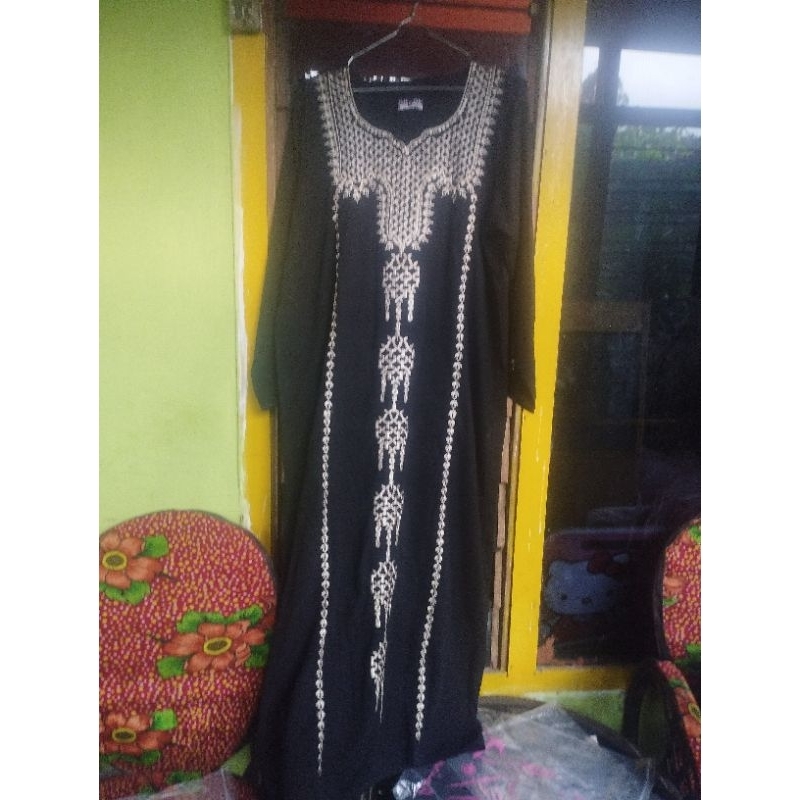 gamis hitam arab