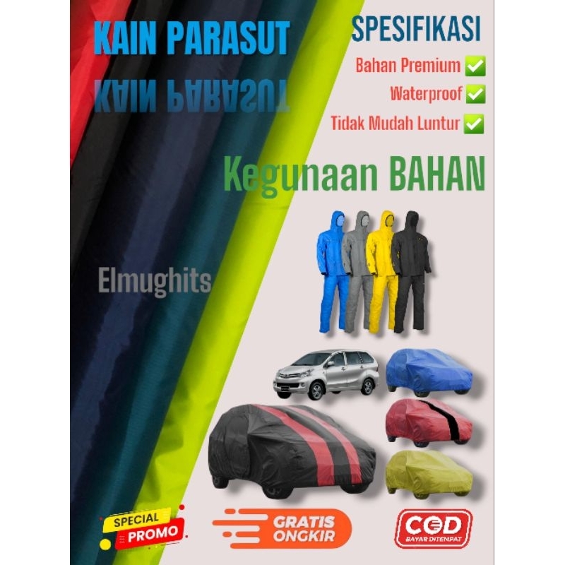 Kain Parasit/Kain Waterproof/Kain Murah