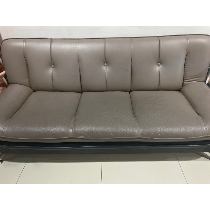 sofa 3 seater bekas/sofa second/sofa 3 dudukan bekas