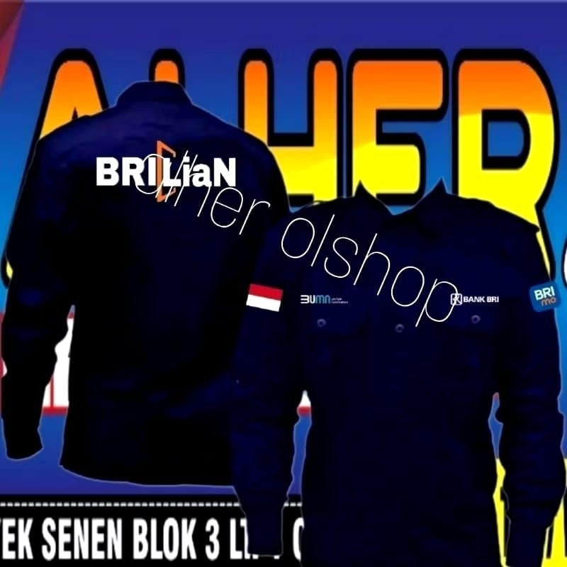 kemeja Bank BRI baju Bank BRI seragam Bank BRI Pdh bank BRI kemeja kerja Bank BRI baju kerja Bank BR